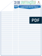 OPdF 7.1 Elenco de Distrações Não Preenchido