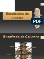 Materiales y elementos para encofrados de vigas y columnas