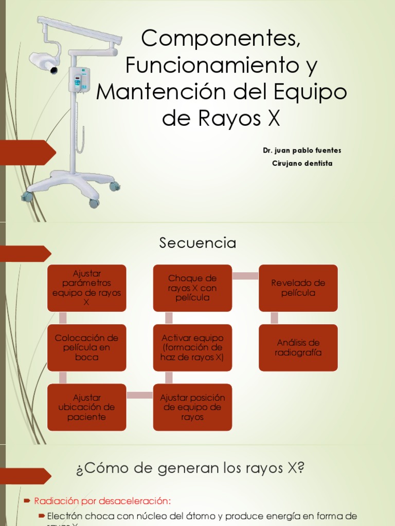 Componentes Del Equipo de Rayos X | PDF | Rayo X | Electrón