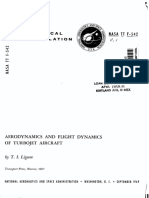 Aerodynamics and Flight Dynamics of Turbojet Aircraft PDF
