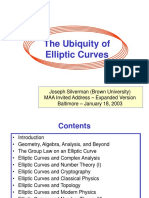 Ubiquity of Elliptic Curves