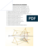 Intersección de Dos Pirámides