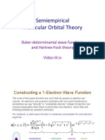 Semiempirical Molecular Orbital Theory