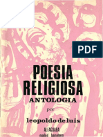 Poesia Española Contemporanea. Antologia (1939-1964) - Poesia Religiosa, Alfaguara 1969 PDF