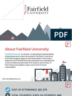 Study Abroad at Fairfield University, Admission Requirements, Courses, Fees