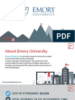 Study Abroad at Emory University, Admission Requirements, Courses, Fees