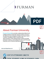Study Abroad at Furman University, Admission Requirements, Courses, Fees