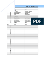 Excel Shortcuts To Work Faster