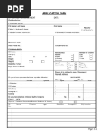 GC Application Form