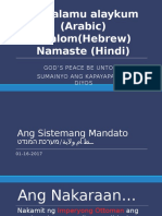 The Mandate System/Ang Sistemang Mandato