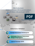 Penyusunan Perencanaan, Penganggaran &laporan Keuangan SKPD (Bappeda)