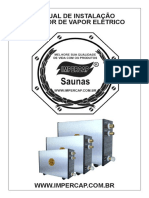 Manual Sauna Vapor