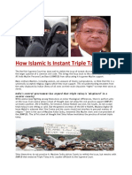 How Islamic is Instant Triple Talaq
