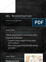 ACL Reconstruction: Conarco, Guerrero, Lopez, Rivera