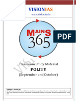 Mains 365 Polity - Sep and Oct