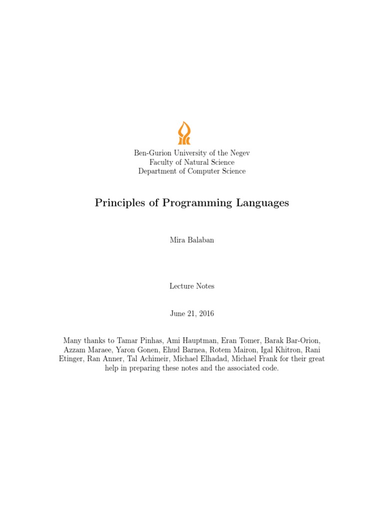 PPL Book | PDF | Functional Programming | Scheme (Programming Language)