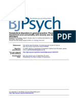 Somatoform Disorders in General Practice Prevalence Functional Impairment and Comorbidity With Anxiety and Depressive Disorders