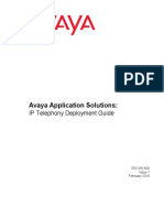 Avaya Application Solutions IP Telephony Deployment Guide