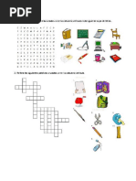 Palavras Cruzadas Aula