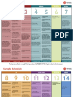 Sample Step 1 Schedule