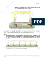 Frame's Behavior When The Earthquake Forces Are Applied To The +X Direction