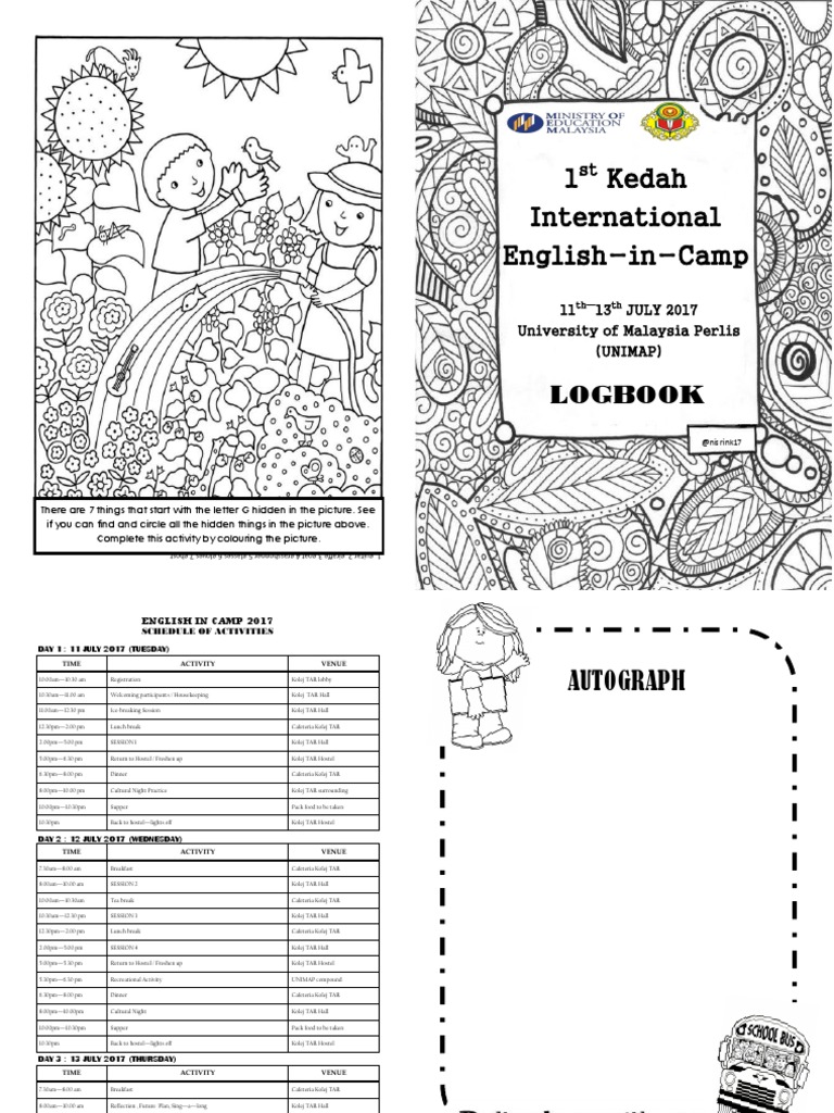 Hidden Objects Activity for Camp 2017 | PDF