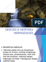 Geologi & Geofisika Hidrogeologi
