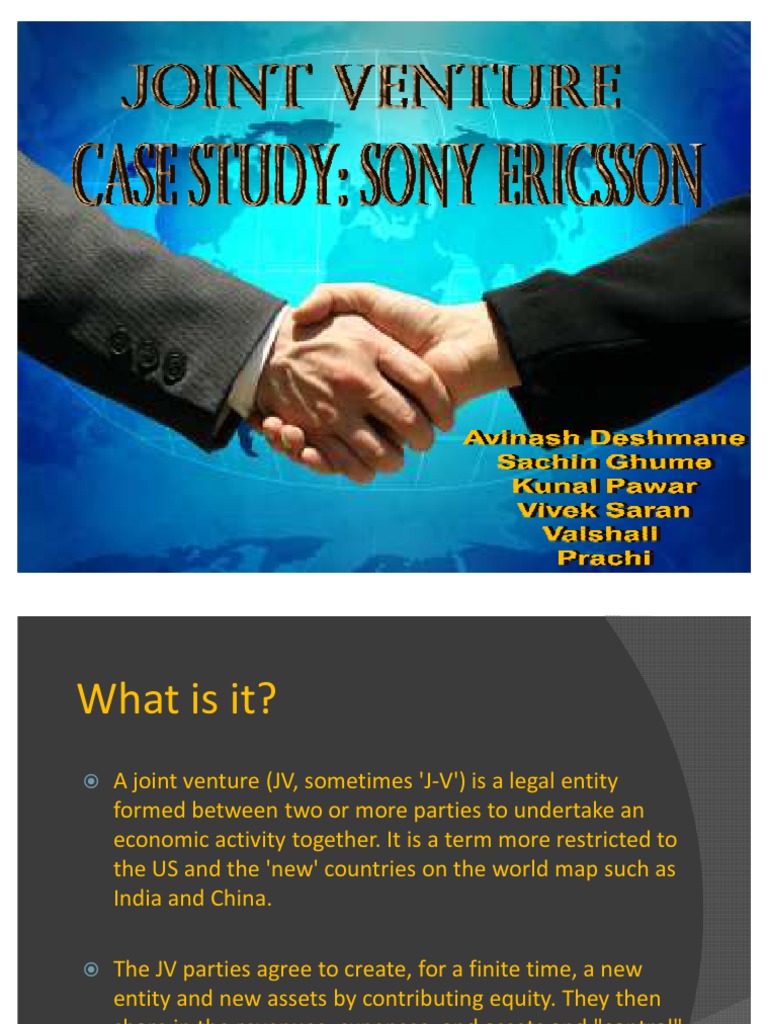 New Joint Venture Ericsson Joint Venture