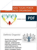 Optimalisasi Tugas Pokok Dan Fungsi Organisasi