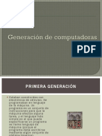 Generación de Computadoras