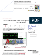 Sincroniza Subtítulos Mal Ajustados Al Vídeo Con Aegisub - ComputerHoy