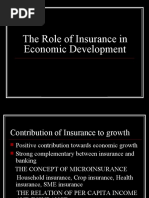 Role of Insurance in Economic Development