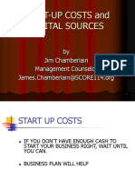 Start-Up Costs and Capital Sources Byob