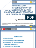 Amelia Díaz Pabló - La Informacion Hidrometeorologica Y Su Importancia para El País PDF