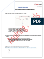 Electronics and Semiconductor Question Bank