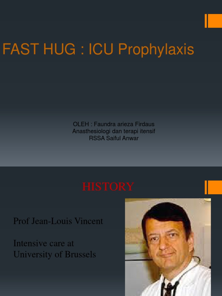 Fast hug icu pdf unit perawatan intensif analgesik