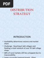 Distribution Strategy in Rural Marketing