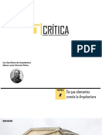 Critica de La Arquitectura