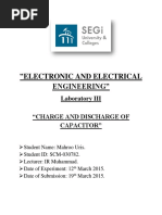 Charging and Discharging of a Capacitor