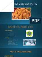 HACCP Alitas de Pollo