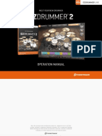 EZdrummer Operation Manual PDF