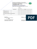 Format Daftar Hadir Pembina Ekskul