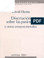 Disertación Sobre Las Pasiones, Ensayos Morales Selectos PDF