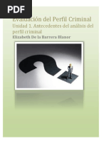 Unidad 1. Antecedentes Analisis Perfil Criminal