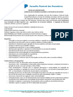 Edital Economia Solidária e Captação de Recursos