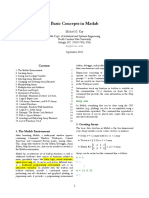 Basic Concepts in Matlab