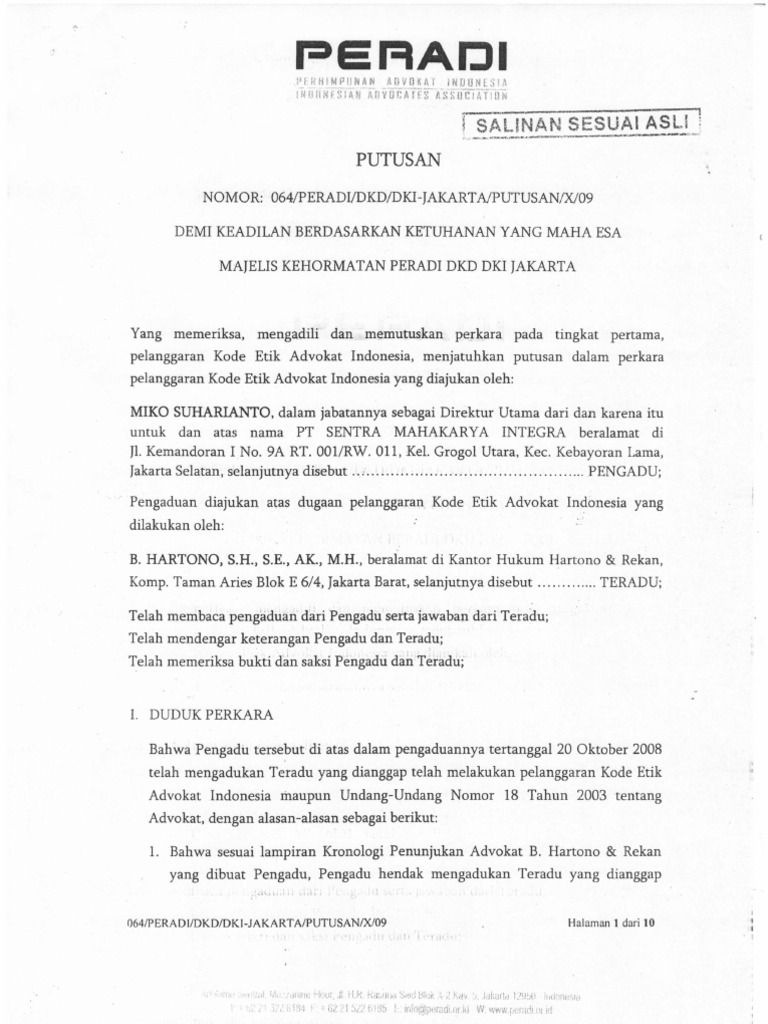 Contoh Surat Perjanjian Sukses Fee Advokat Kumpulan Surat Penting