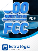 #Apostila 600 Questões de Direito Do Trabalho Da FCC (2017) - Estratégia Concursos PDF
