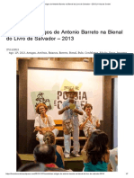 Cordelistas Amigos de Antonio Barreto Na Bienal Do Livro de Salvador – 2013 _ a Voz Do Cordel