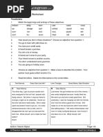 Unit 3 Progress Test B Solutions | PDF | Blue | Color